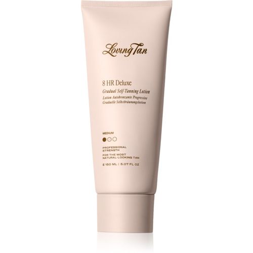 Deluxe Gradual Tan leche corporal nutritiva para intensificar el bronceado tono Medium 150 ml - Loving Tan - Modalova