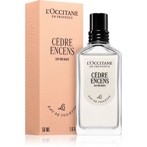 Cèdre Encens Eau de Toilette para hombre 50 ml - L’Occitane - Modalova