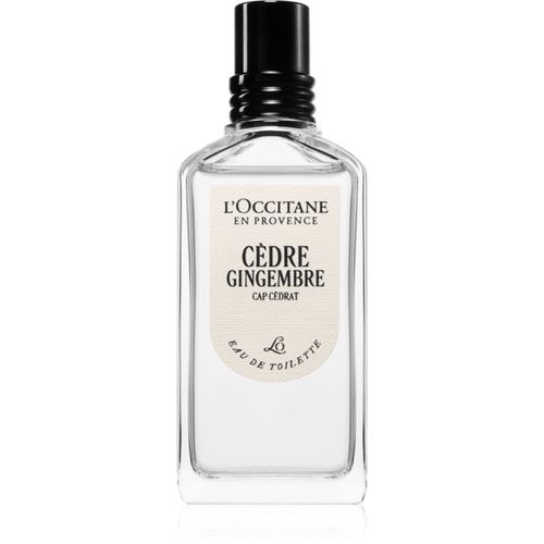 Cèdre Gingembre Eau de Toilette para hombre 50 ml - L’Occitane - Modalova