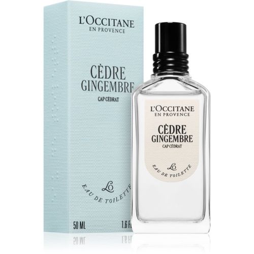 Cèdre Gingembre Eau de Toilette para hombre 50 ml - L’Occitane - Modalova