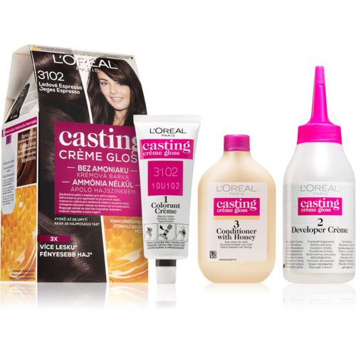 Casting Creme Gloss tinta per capelli colore 3102 Iced Espresso 1 pz - L’Oréal Paris - Modalova