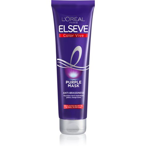 Elseve Color-Vive Purple Maske mit ernährender Wirkung für blondes und meliertes Haar 150 ml - L’Oréal Paris - Modalova