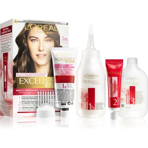 Eccellenza Crema tinta per capelli colore 5 Light Brown 1 pz - L’Oréal Paris - Modalova