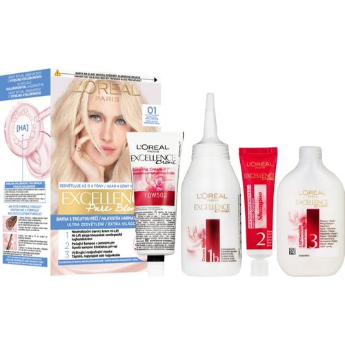 Excellence Creme tinte de pelo tono 01 Lightest Natural Blonde 1 ud - L’Oréal Paris - Modalova