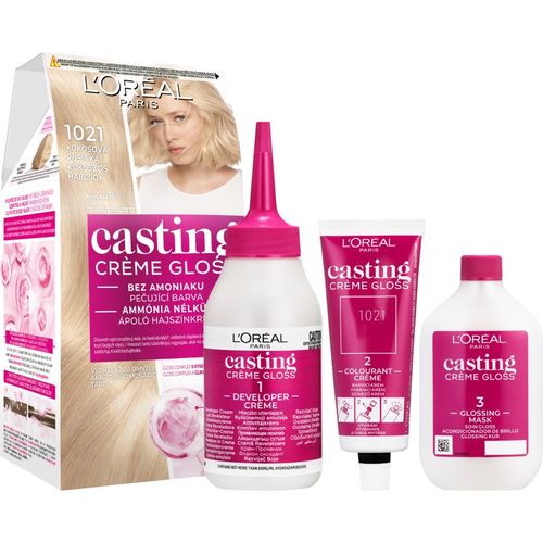 Casting Creme Gloss tinte de pelo tono 1021 Coconut Kiss 1 ud - L’Oréal Paris - Modalova