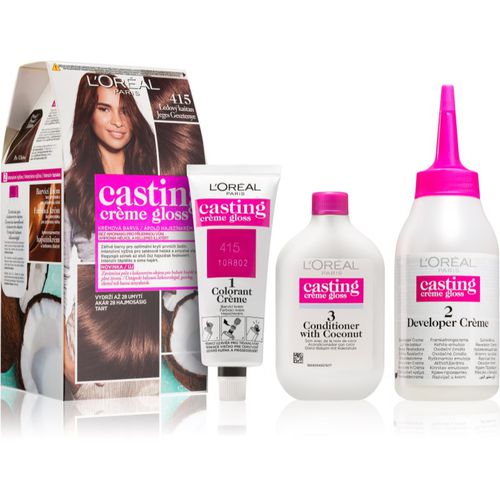 Casting Creme Gloss tinta per capelli colore 415 Iced Chocolate 1 pz - L’Oréal Paris - Modalova