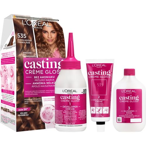 Casting Creme Gloss tinte de pelo tono 535 Chocolate 1 ud - L’Oréal Paris - Modalova