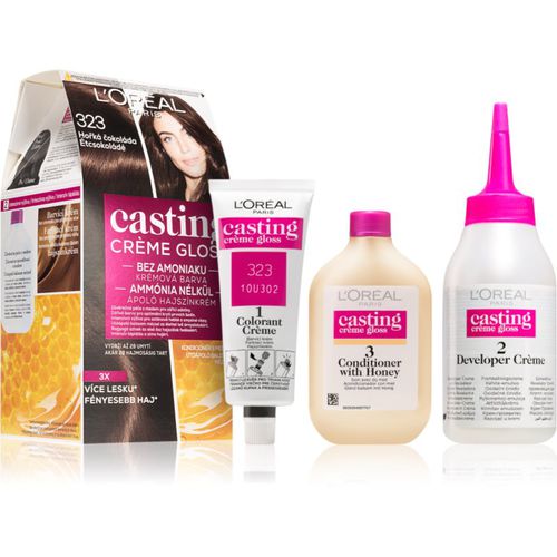 Casting Creme Gloss tinta per capelli colore 323 Dark Chocolate 1 pz - L’Oréal Paris - Modalova