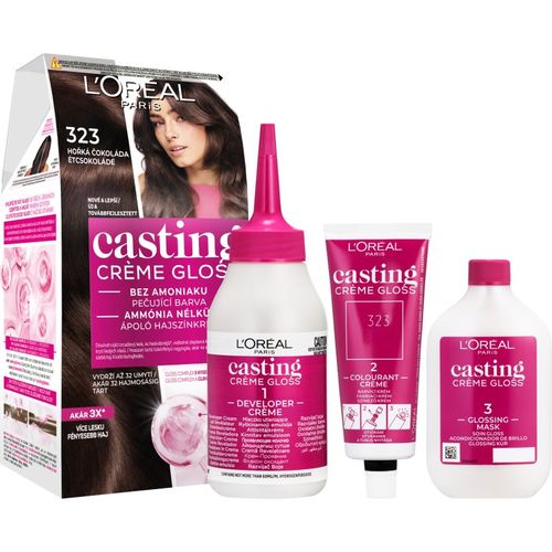 Casting Creme Gloss tinte de pelo tono 323 Dark Chocolate 1 ud - L’Oréal Paris - Modalova