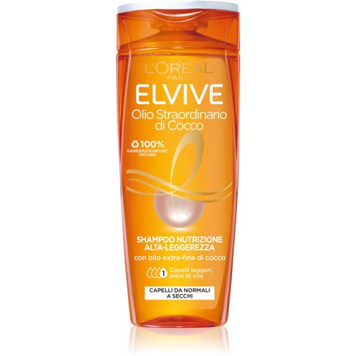 Elseve Extraordinary Oil Coconut champú nutritivo para cabello normal y seco 250 ml - L’Oréal Paris - Modalova