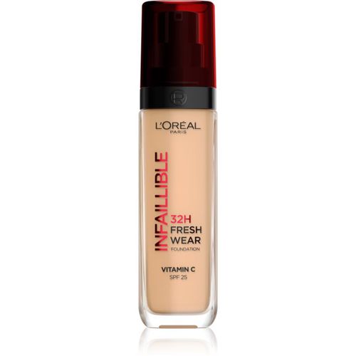 Infaillible 32H Fresh Wear fondotinta liquido lunga tenuta colore 220 Sable Sand 30 ml - L’Oréal Paris - Modalova