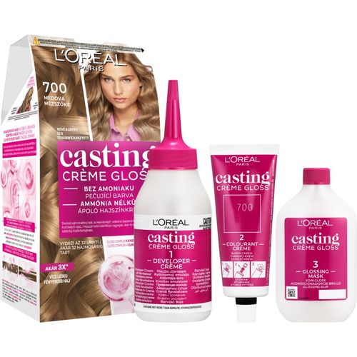Casting Creme Gloss tinte de pelo tono 700 Honey 1 ud - L’Oréal Paris - Modalova