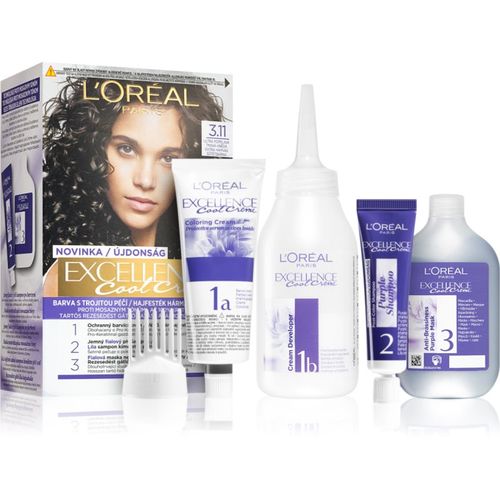 Excellence Cool Creme tinte de pelo tono 3.11 Ultra Ash Dark Brown 1 ud - L’Oréal Paris - Modalova