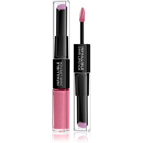 Infallible brillo y barra de labios de larga duración 2 en 1 tono 214 Raspberry For Life 5 ml - L’Oréal Paris - Modalova