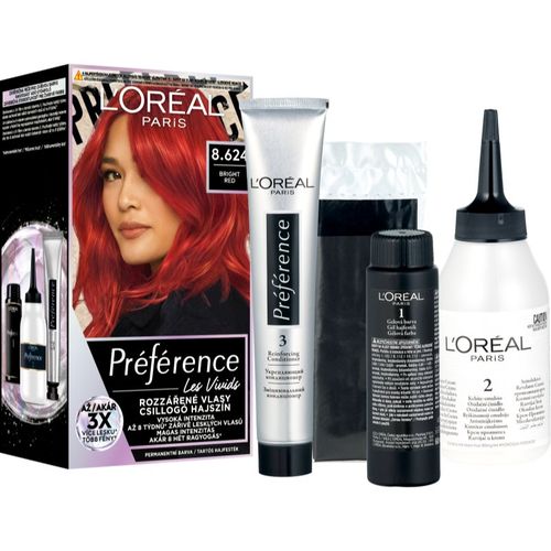 Préférence Vivids tinte de pelo tono 8.624 bright red 1 ud - L’Oréal Paris - Modalova