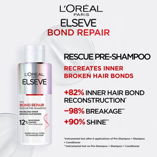 Elseve Bond Repair tratamiento pre-champú con efecto regenerador 200 ml - L’Oréal Paris - Modalova