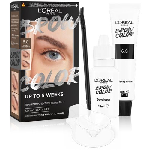 Brow Color tinte de cejas tono 6.0 LIGHT BRUNETTE 1 ud - L’Oréal Paris - Modalova