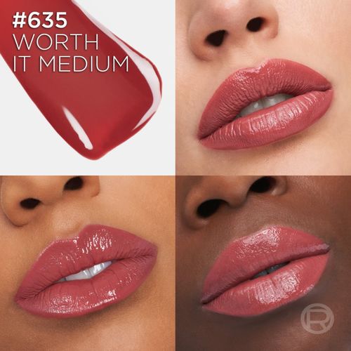 Infaillible barra de labios líquida de larga duración aportando brillo e hidratación tono 635 Worth IT Medium 4.3 ml - L’Oréal Paris - Modalova