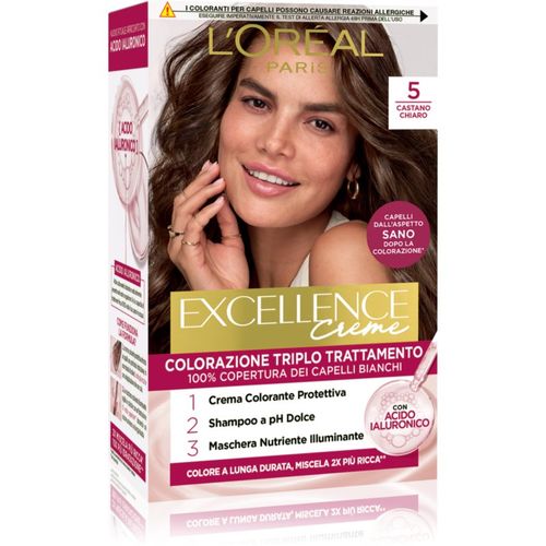 Excellence Creme tinte de pelo tono 5 Catano Chiaro 1 ud - L’Oréal Paris - Modalova