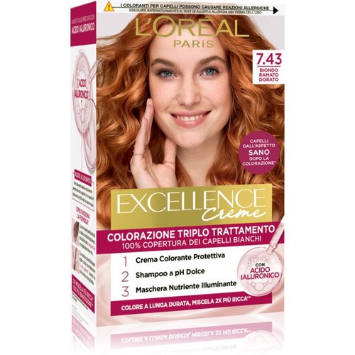 Excellence Creme tinte de pelo tono 7.43 1 ud - L’Oréal Paris - Modalova