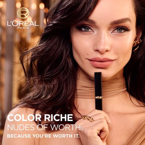 Color Riche Intense Volume Matte barra de labios de larga duración con acabado mate 570 WORTH IT INTENSE 1 ud - L’Oréal Paris - Modalova