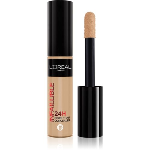 Infaillible 24h More Than Concealer corrector cubre imperfecciones con efecto mate tono 329 Cashew / Warm Dore 11 ml - L’Oréal Paris - Modalova
