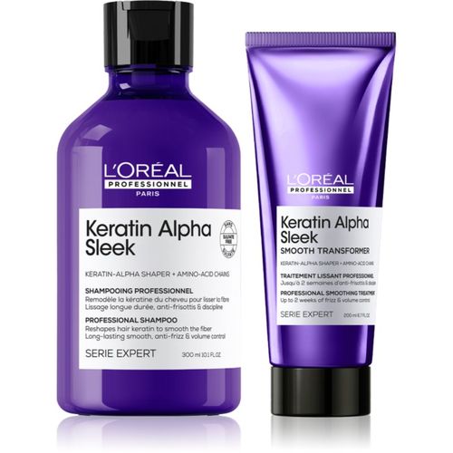 Serie Expert Keratin Alpha Sleek set para alisar el cabello - L’Oréal Professionnel - Modalova