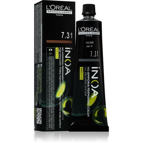 Inoa tinte permanente para cabello sin amoníaco tono 7.31 60 ml - L’Oréal Professionnel - Modalova