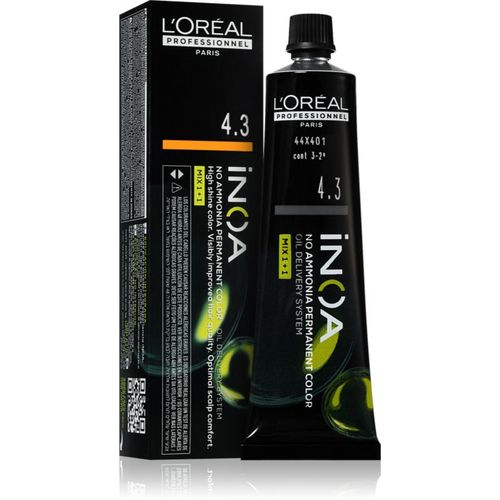 Inoa tinte permanente para cabello sin amoníaco tono 4.3 60 ml - L’Oréal Professionnel - Modalova