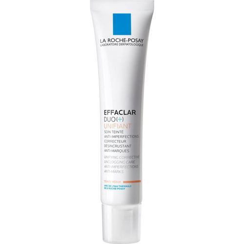 Effaclar DUO (+) Vereinheitlichende korrigierende Tönungspflege gegen Hautmakel und Aknespuren Farbton Medium Duo [+] 40 ml - La Roche-Posay - Modalova