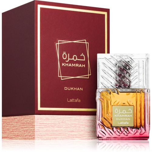 Khamrah Dukhan Eau de Parfum unisex 100 ml - Lattafa - Modalova