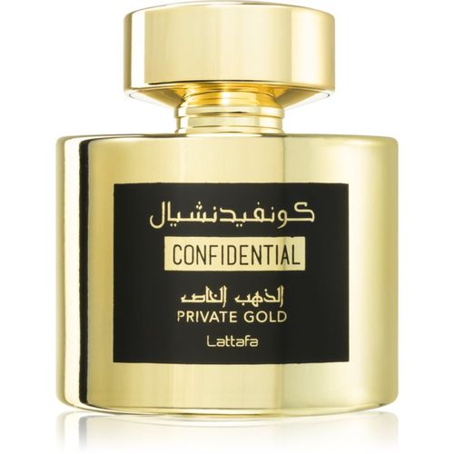 Confidential Private Gold Eau de Parfum unisex 100 ml - Lattafa - Modalova
