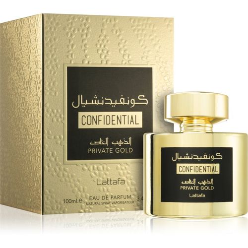 Confidential Private Gold Eau de Parfum unisex 100 ml - Lattafa - Modalova