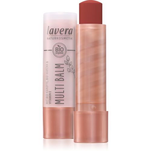 Multi Balm bálsamo multiusos para labios y pómulos tono 01 Sunset Red 4.5 g - Lavera - Modalova