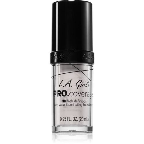 PRO. Coverage base de maquillaje líquida con efecto iluminador tono White 28 ml - L.A. Girl Cosmetics - Modalova