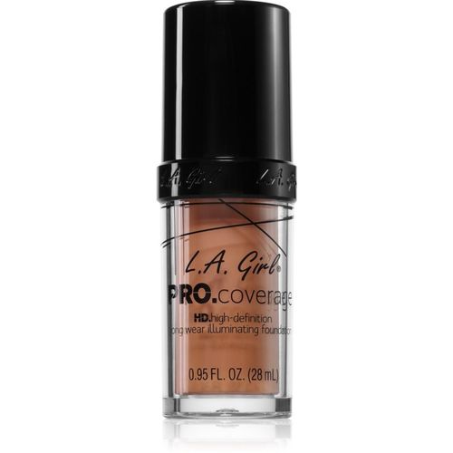 PRO. Coverage base de maquillaje líquida con efecto iluminador tono Warm Beige 28 ml - L.A. Girl Cosmetics - Modalova