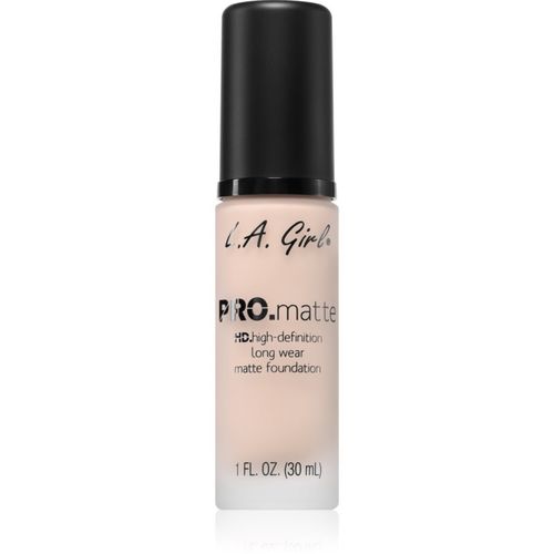 PRO. Matte maquillaje de larga duración con efecto mate tono Ivory 30 ml - L.A. Girl Cosmetics - Modalova