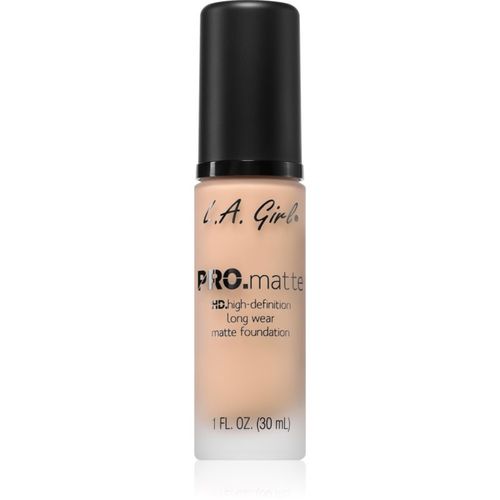 PRO. Matte maquillaje de larga duración con efecto mate tono Bisque 30 ml - L.A. Girl Cosmetics - Modalova