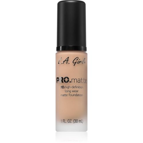 PRO. Matte maquillaje de larga duración con efecto mate tono 678 Sand 30 ml - L.A. Girl Cosmetics - Modalova