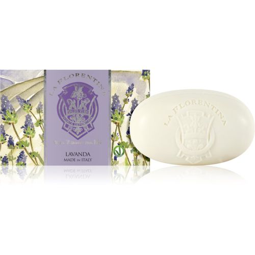 Lavender Bath Soap jabón natural en barra con olor a lavanda 300 g - La Florentina - Modalova