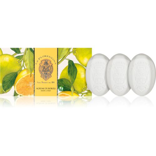 Boboli Citrus Hand Soap set di saponi solidi agrume 3x150 g - La Florentina - Modalova