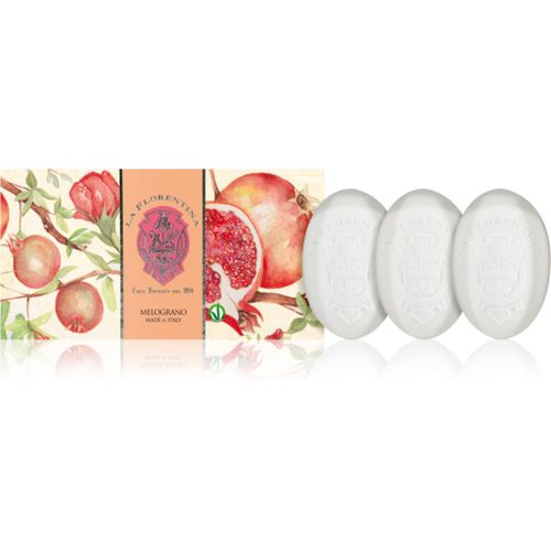Pomegranate Hand Soap Set fester Seifen 3x150 g - La Florentina - Modalova