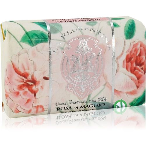 Rose of May Hand Soap jabón natural en barra con olor a rosa 200 g - La Florentina - Modalova