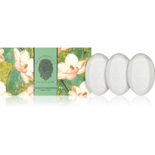 Fresh Magnolia Hand Soap Set fester Seifen Magnolie 3x150 g - La Florentina - Modalova