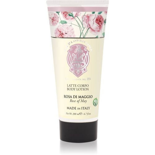 Rose of May Body Lotion latte idratante corpo con aroma di rose 200 ml - La Florentina - Modalova