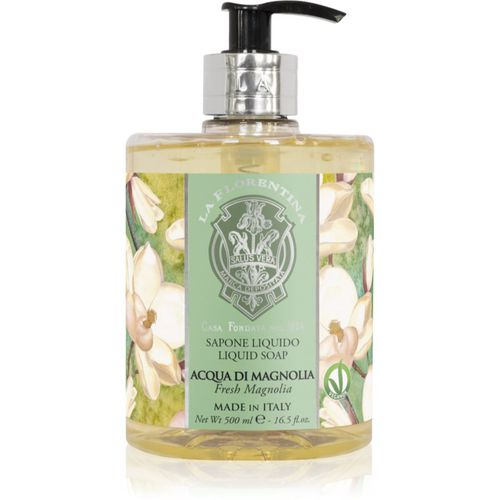 Fresh Magnolia Liquid Soap jabón líquido natural para manos magnolia 500 ml - La Florentina - Modalova