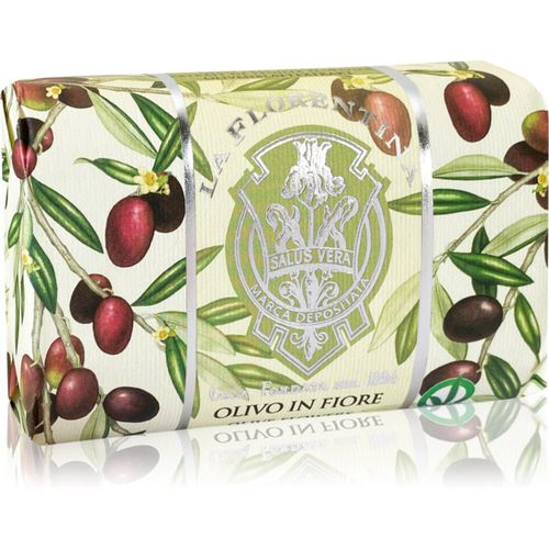 Olive Flowers Hand Soap jabón natural en barra 200 g - La Florentina - Modalova