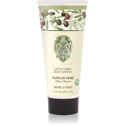 Olive Flowers Body Lotion latte idratante corpo con olio d'oliva 200 ml - La Florentina - Modalova