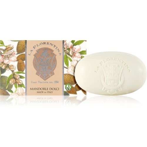 Sweet Almonds Bath Soap jabón natural en barra para pieles secas 300 g - La Florentina - Modalova