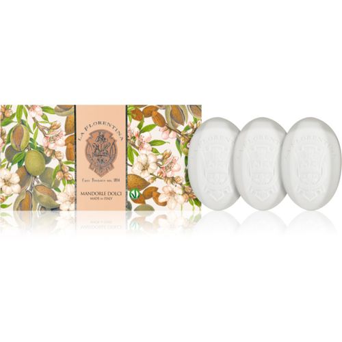 Sweet Almonds Hand Soap Set fester Seifen mit Mandelöl 3x150 g - La Florentina - Modalova